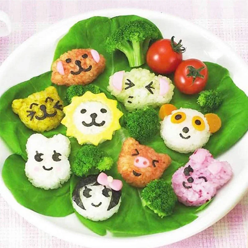 Egg Boiler Mold Cup Cartoon Cute Boiled Egg Mold Fish Cart Heart Egg Sushi Rice Mold Decorated Fondant Cake Children's Lunch Supplementary Tool