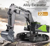 Multifunctional Engineering Vehicle Screw Drive Infinite Rotation Alloy Excavator 1:14 Engineering Vehicle Modified Toy Male 2