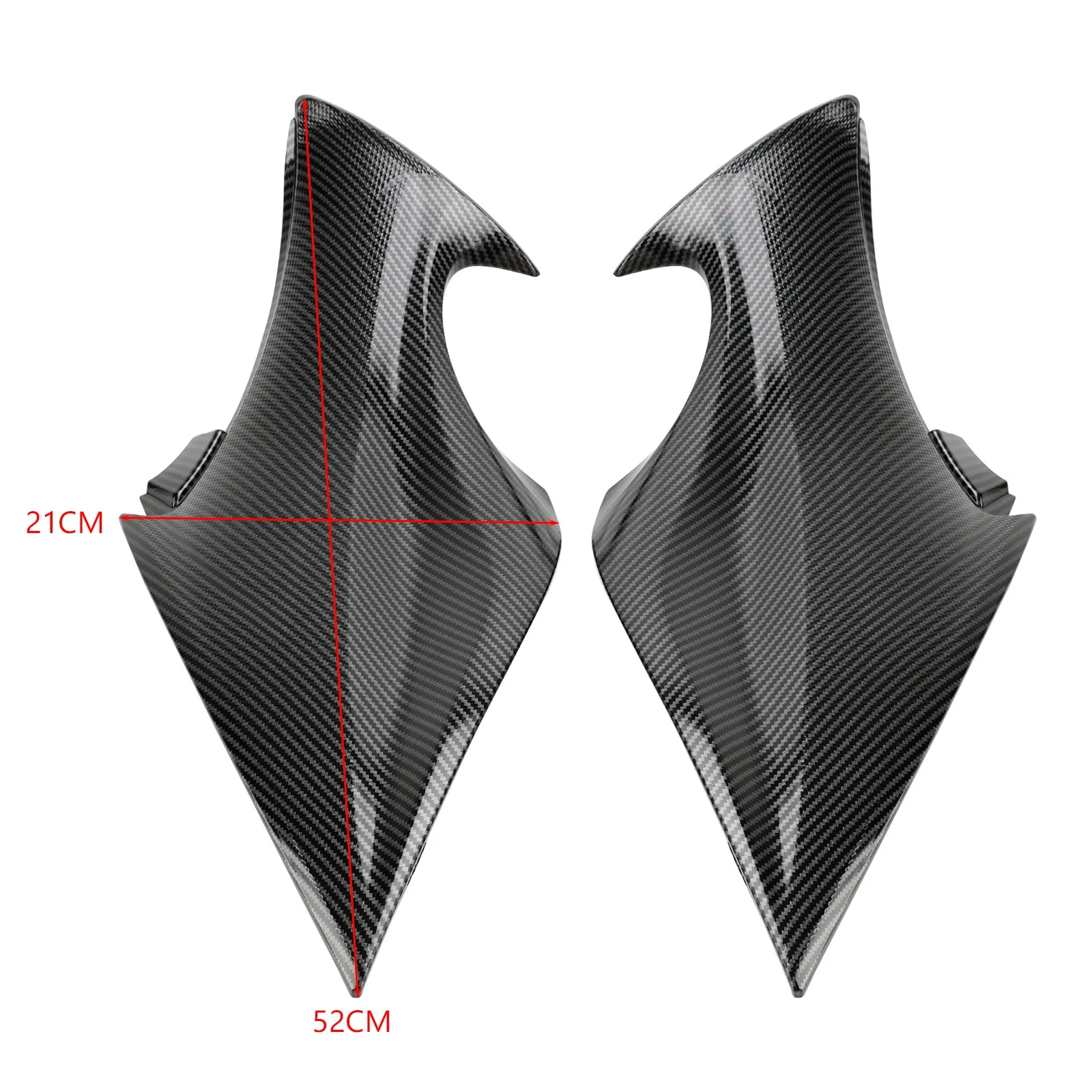 Topteng Carbon Front Side Tank Cover Fairing Panel For Suzuki GSX-S 1000 2015 GSXS1000