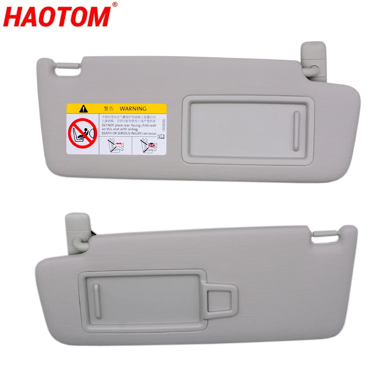Car Front Inner Sun Visor Gray Left Right Windscreen Sun Shade For VW