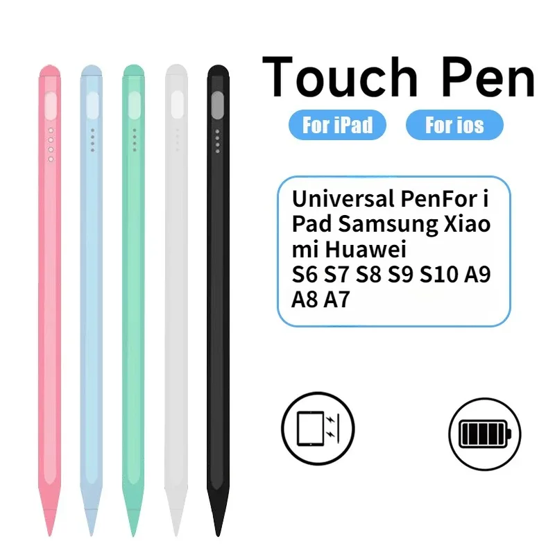 Universal Stylus Pen for Android  Tablets Phone Touch Pen For S7 S8 S9 A8 A9+ Capacitive Pen for Samsung Huawei Xiaomi Tablet
