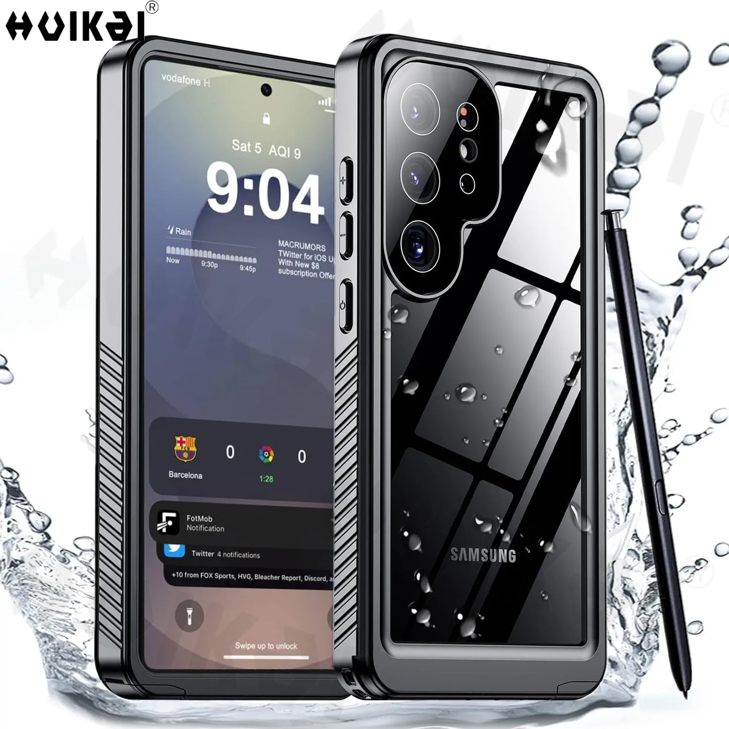 삼성 갤럭시 S26 울트라 S26 플러스 삼성 갤럭시 S25 울트라용 방수 케이스 IP68 완전 보호 헤비 듀티 충격 방지 커버