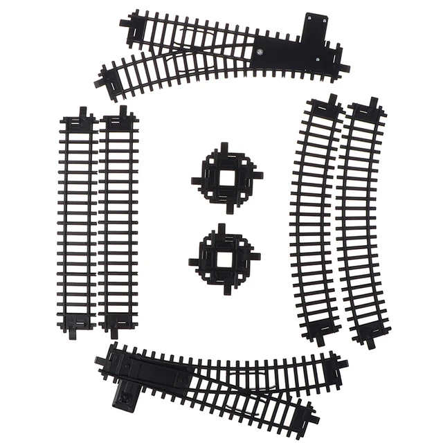 Rail Track Expansion Pack For Railway King Classical Train City Trains  Flexible Tracks Straight Curved Rails Building Block Toys -  Railed/motor/cars/bicycles - AliExpress