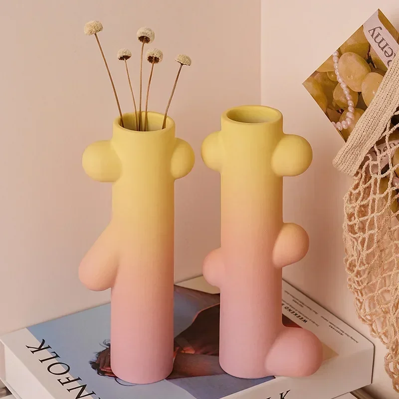 

Керамическая ваза с переходом цветов, 21,5 см, 2 шт.