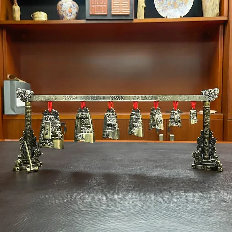 Chinese-style Classical Bronze Chimes, Home Decoration, Office, Study, Living Room, Musical Instruments, Handicrafts, 1pc