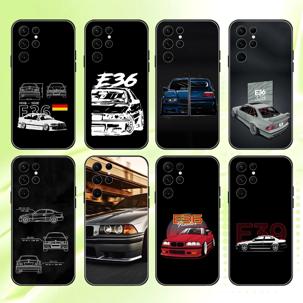 Vintage M3 E36 DTM-Inspired Phone Case - Black Soft Cover