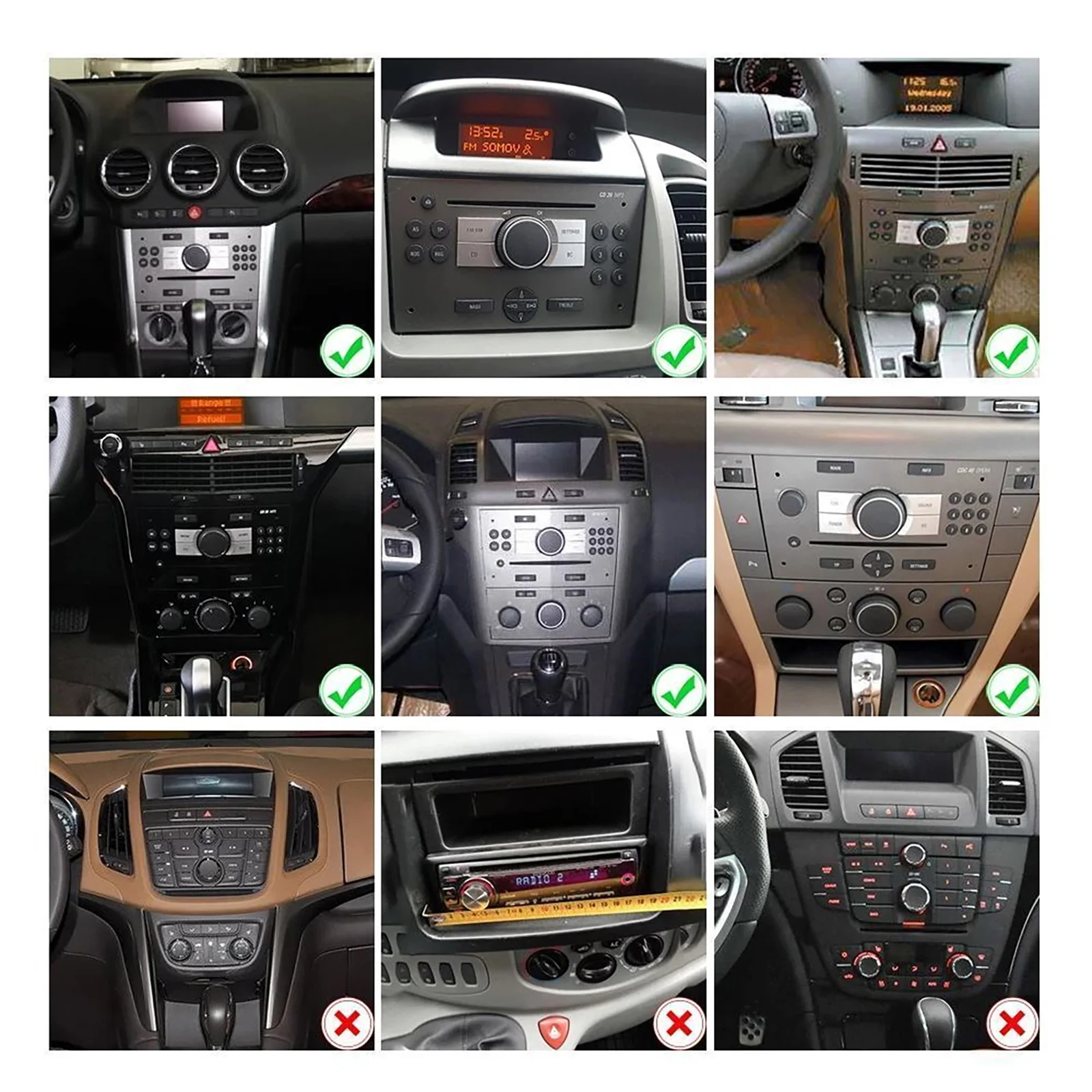 Radio para Auto MOPECT de 7 Pulgadas, 4+64G, Android 15, para Opel Astra H G Zafira B Corsa C Antara Vectra Vivaro, Reproductor Multimedia de Video, DAB+ 2