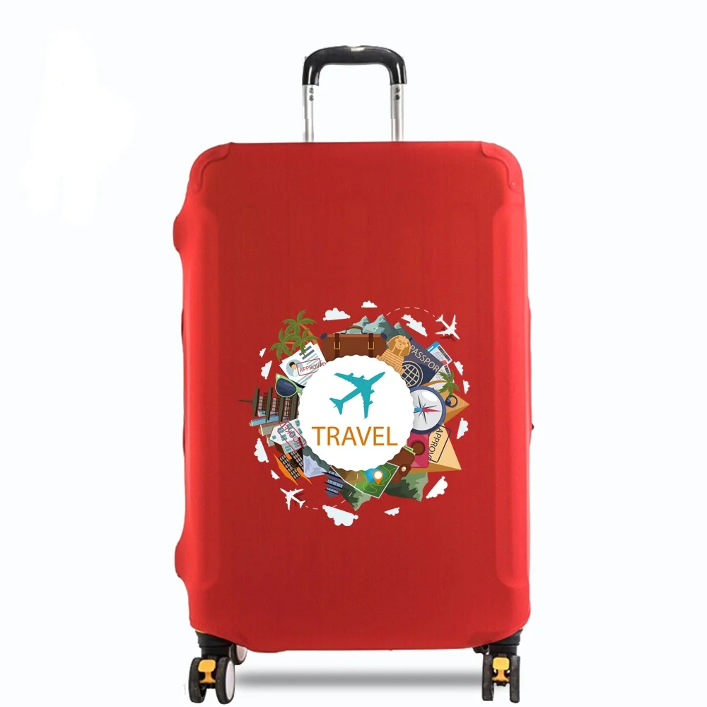 Luggage Protective Covers Luggage Cover Suitcase Protector Travel Accessories Fit 18-32 Inch Luggage Boot Travel Printing Series 5
