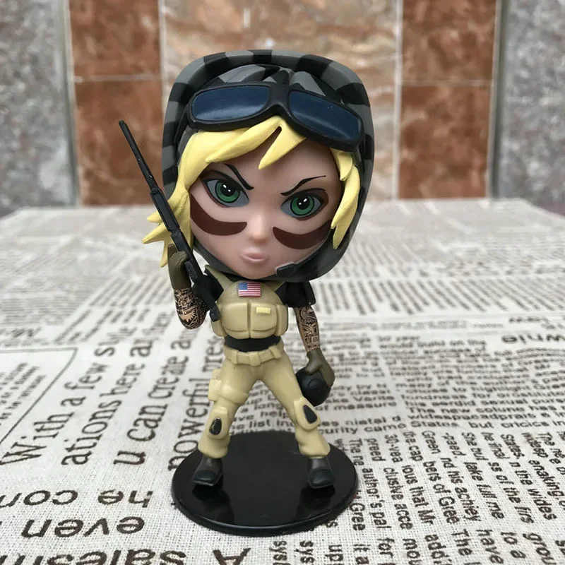 Games Rainbows Six Action Figure Collection Table Ornaments