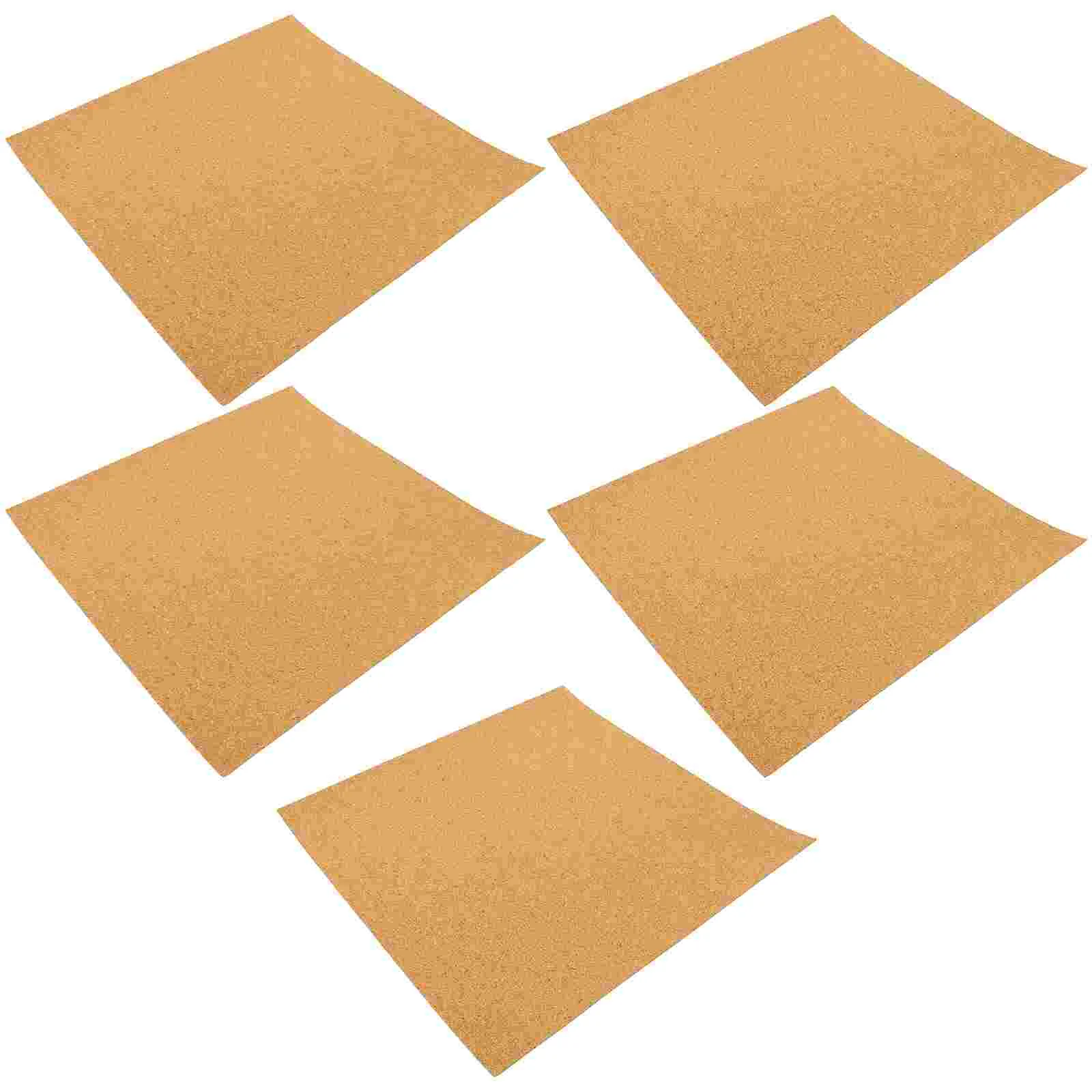 5 Pcs Corkboard for Office Boards Walls Display Bulletin Reminder Notice Adhesive Decorate