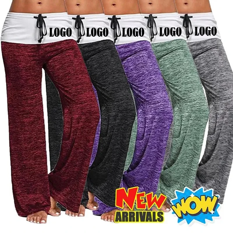 Женские Модные свободные штаны