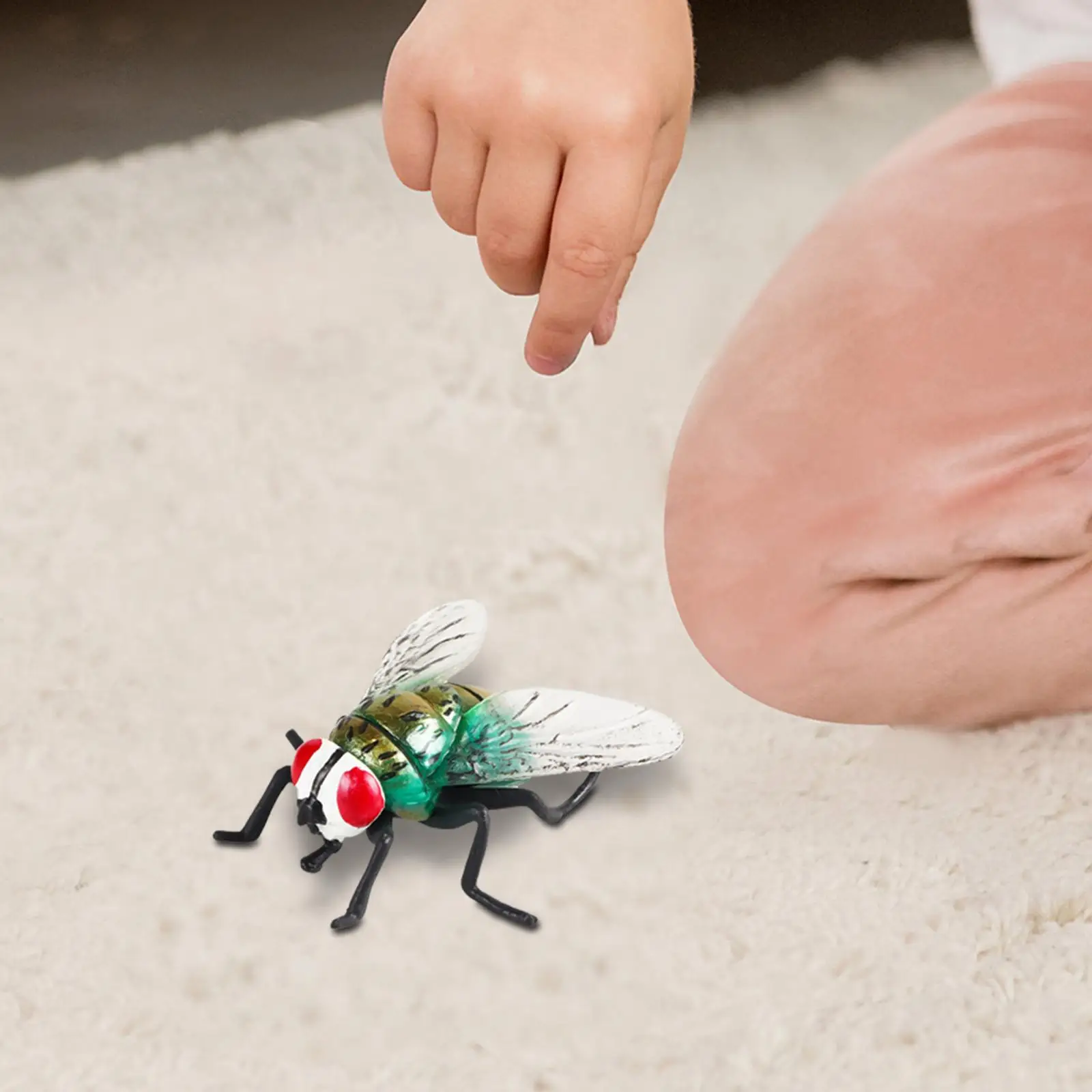 Fly Toys Fly Animal Model Ornament Toy Props Flies Figures for Kids