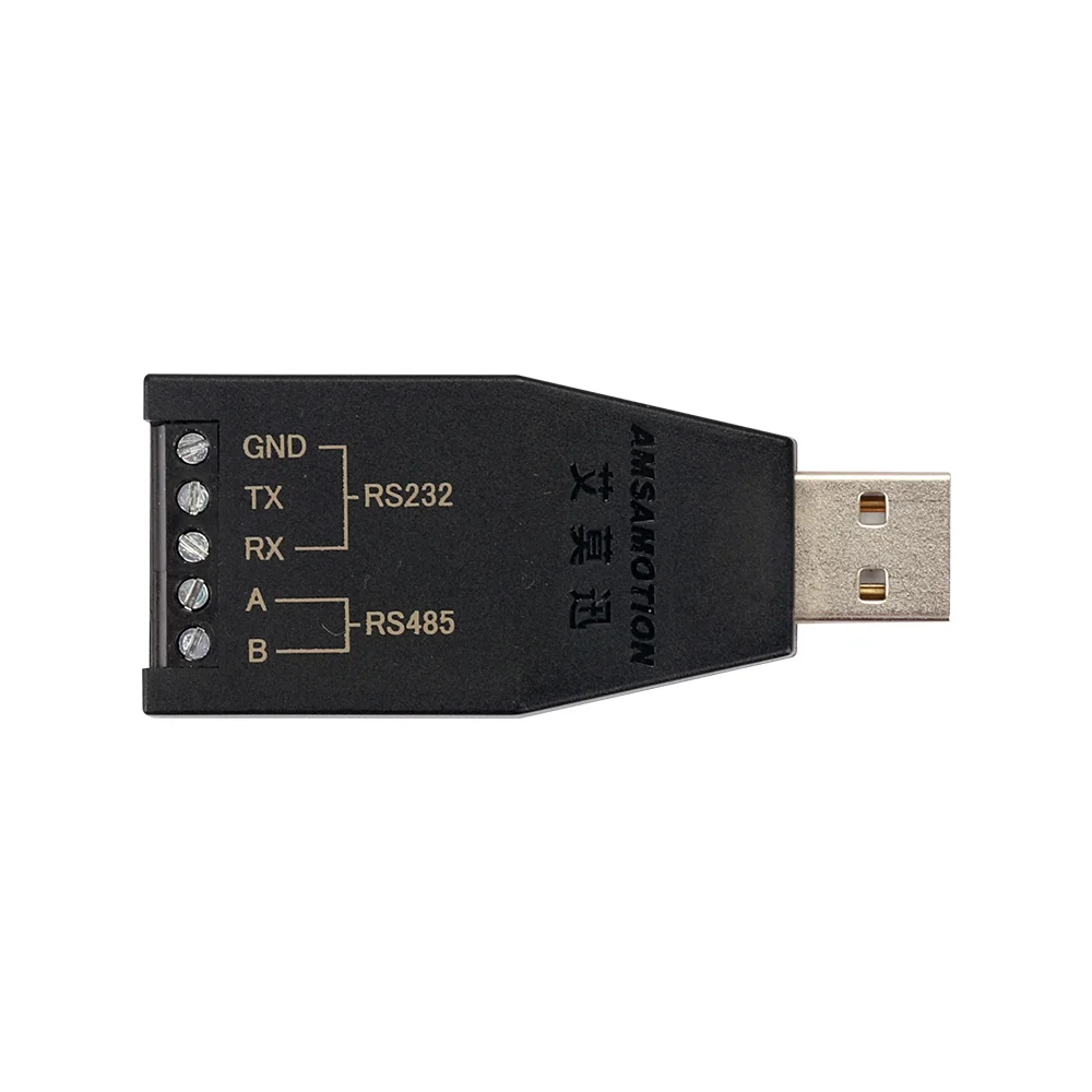 Amsamotion USB TO RS232 RS485 Serial Communication module Industrial Grade USB-232/485 Signal Converter Portable Mini Gadget
