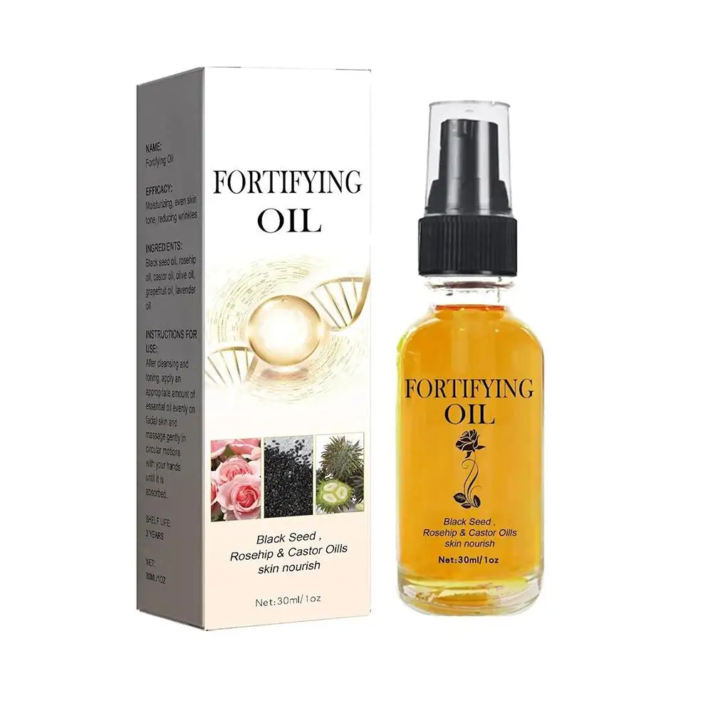 Rosehip Oil Black Seed Oil And Castor Oil Face Serum Natural Castor Oil Black Seed Oil Face Essence Collagen Facial Moisturizer