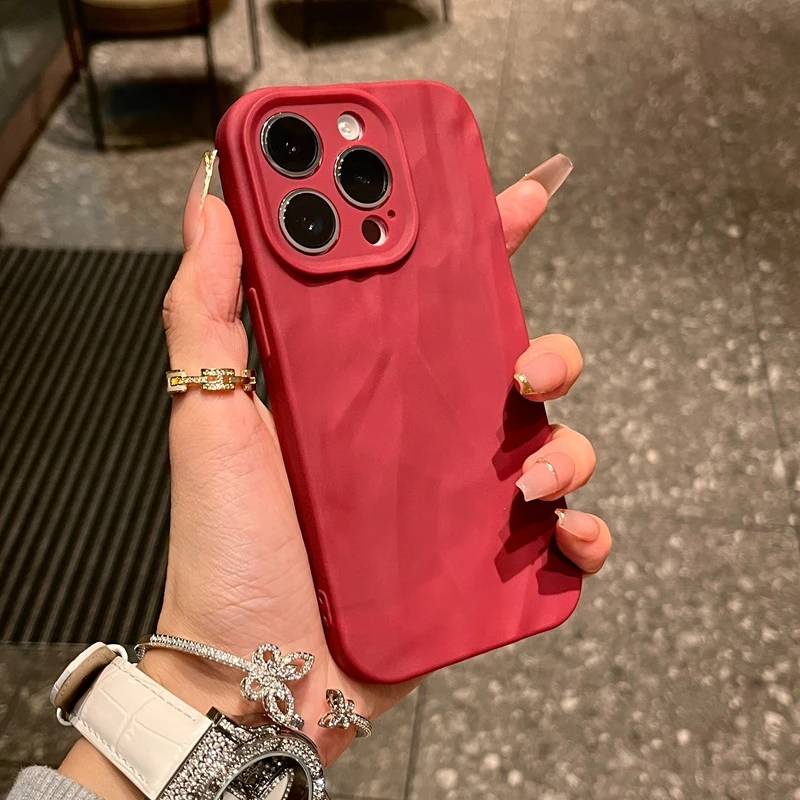 thumbnail image 1 of Coque de téléphone à motif pliable souple, étui pare-chocs en Silicone pour iPhone 11 12 13 14 15 Pro Max X Xs XR Max Plus, 1 of 5