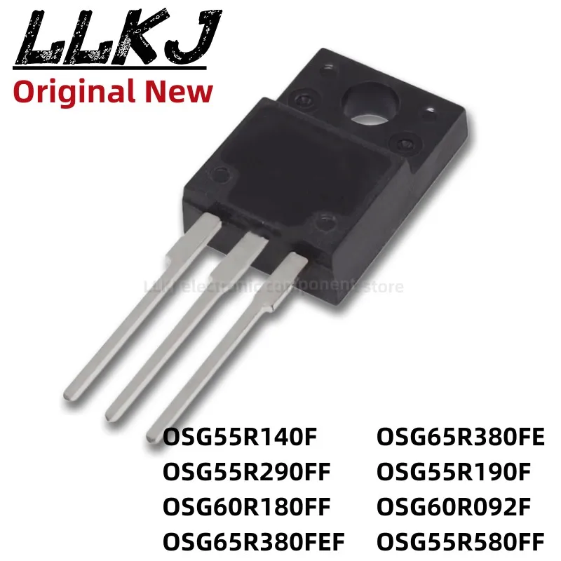 

1 шт. OSG55R140F OSG55R290FF OSG60R180FF OSG65R380FEF OSG65R380FE OSG55R190F OSG60R092F OSG55R580FF TO-220F MOS полевой транзистор