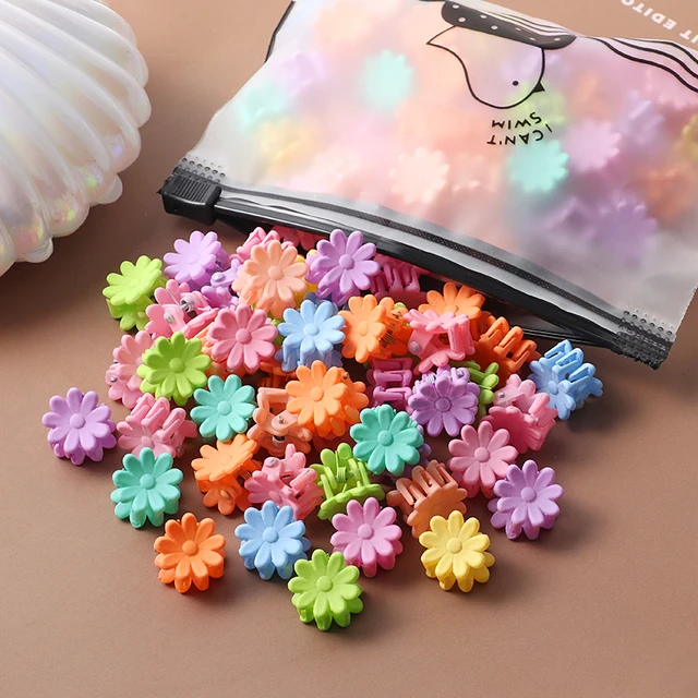 40Pcs Girls Colorful Hair Clips Flower Star Mickey Cute Small Hair Claws Kids Sweet Hairpins Cartoons Fashion Hair Accessories style-9