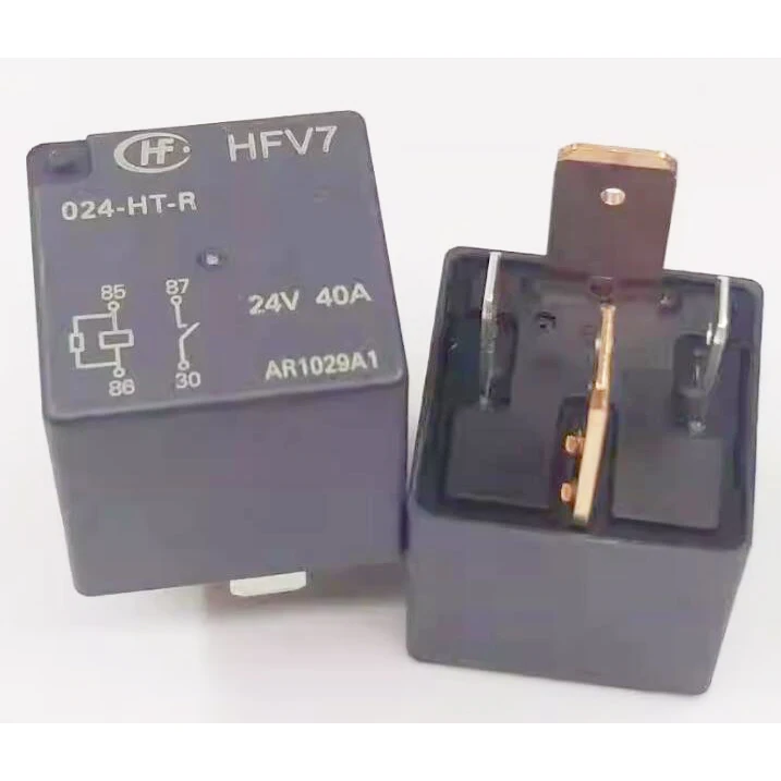 

HOT NEW HFV7 024-HT-R HFV7024HTR DC24V 24VDC 24V 40A relay 4PIN