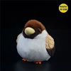 Cockatiel Parrot High Fidelity Chickadee Cute Plushie Sparrow Bird Tit Plush Toys Lifelike Animals Simulation Stuffed Doll Gifts 6