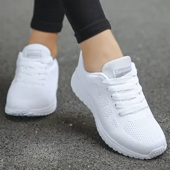 Women's Sneaker Breatherable Women's Sports Shoes For Woman White Sneakers Lightweight Baskets Femmes 2025 Tennis Casual Sports 1