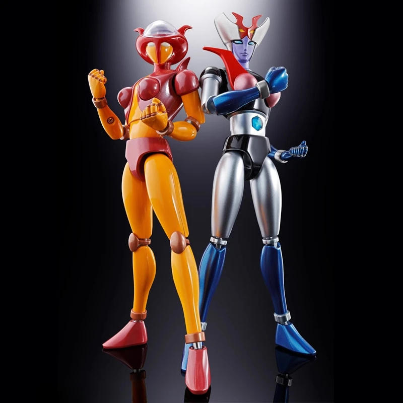 

In Stock Bandai Super Alloy Soul GX-08R Emmy A Vs GX-09R Minerva X Set of Anime Figure Model Toy Dolls Children's Gifts