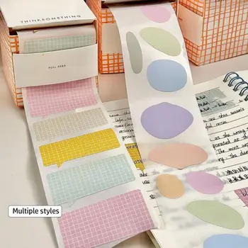 Set da 100 Pezzi di Etichette Adesive a Strappo per Memo Pad, Adesivi per Scrapbook Fai-da-Te, Forniture per Scuola e Ufficio
