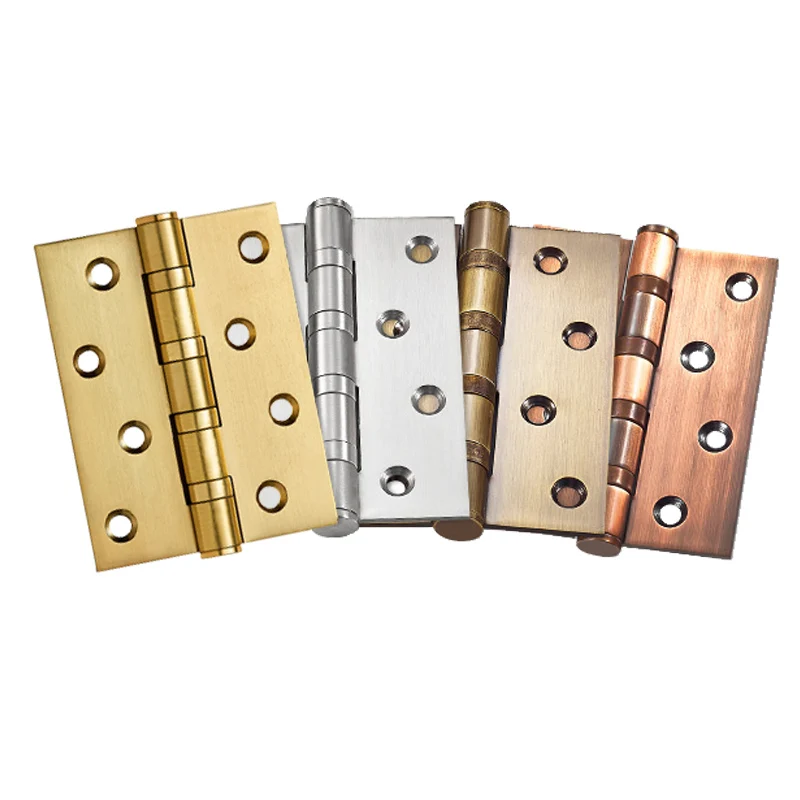 Stainless Steel Mute Hinge Room Door 4 Inch Bearings Hinges 3mm Thick Heavy Doors Strong Load Bearing Gemel Furniture Hardware Stainless Steel Hinges Door Hinges