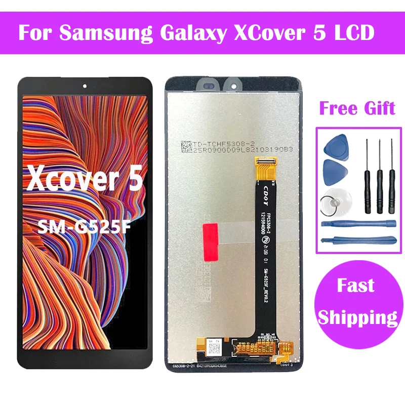 100% サムスンのために試験銀河xcover 5 lcdディスプレイタッチ 