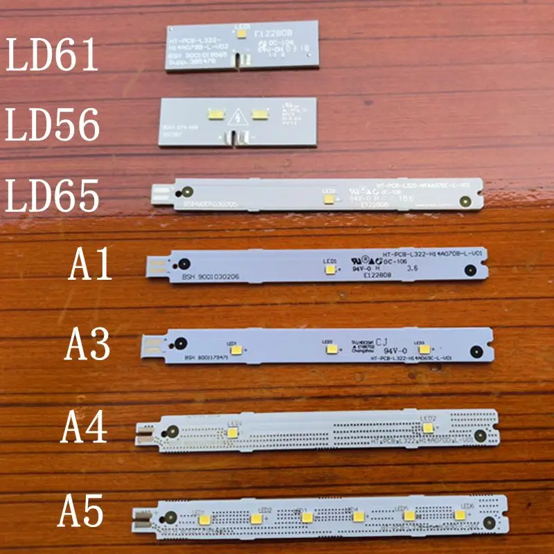 BSH9001030205/BSH 9001019565/8001074449/BSH9001030206 For Siemens Bosch Refrigerator LED LAMP Light Strip