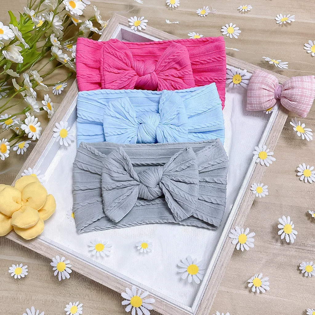 Bandeau en Nylon pour bébé, 27 couleurs (JFNY032) - AliExpress