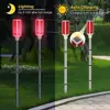 5 Pcs Solar Pathway Lights Solar Driveway Markers Driveway Lights Landscape Driveway Reflectors for Snow Road Outdoor Yard 3