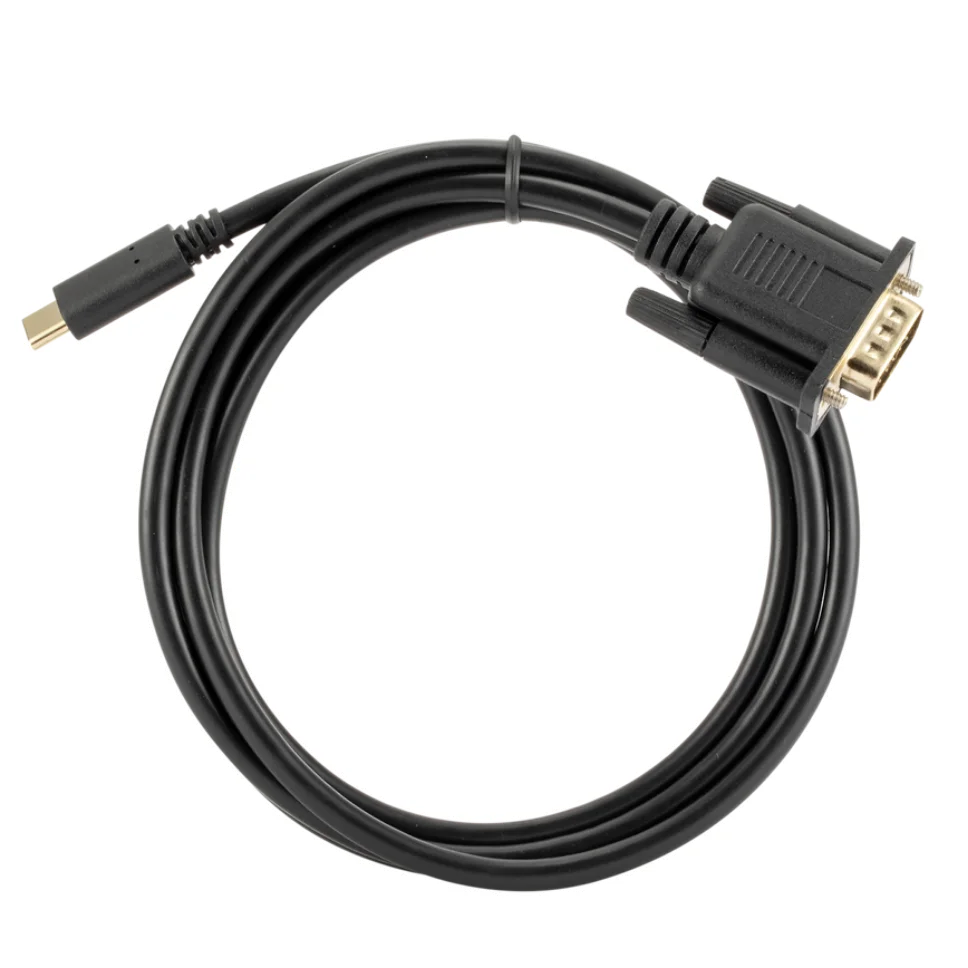 Grwibeou USB C to VGA  ̺, 1080P Ÿ C to VGA   ̺, Ʈ HD ܺ   Ϳ