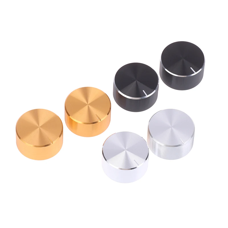 25x13MM Aluminum Alloy Rotary Encoder Switch Shaft Hole 6MM Potentiometer Knob Audio Amplifier Synthesizer Volume Control Knob