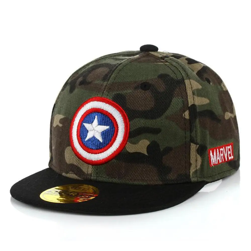 Spiderman Kids Snapback Sun Hat for Boys Girls Hip-Hop Style Superhero Spider Adjustable Embroidery Baseball Cap Cosplay Prop