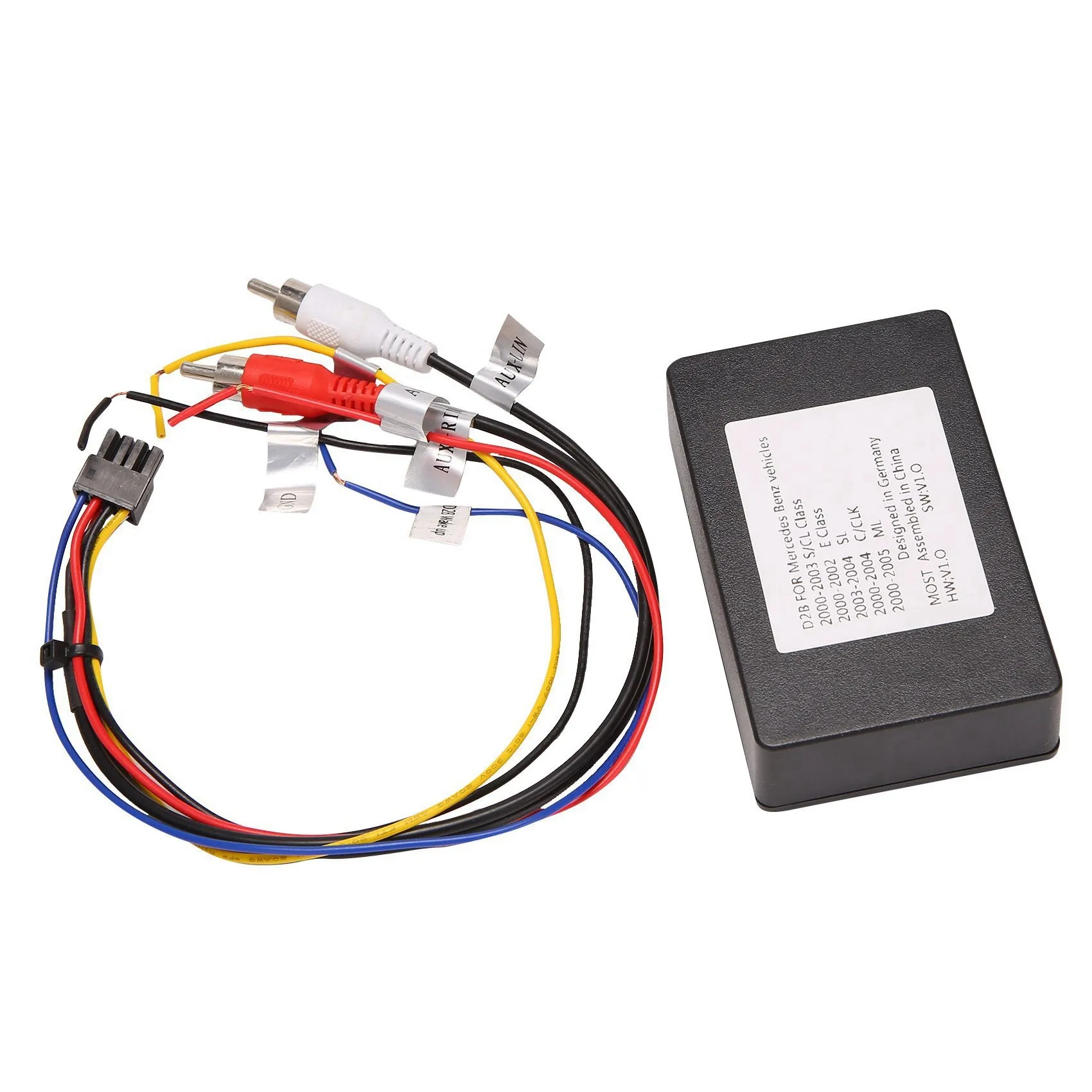 

D2B Digital Data Bus Car Stereo Fiber Optical Radio Decoder Amplifier Adapter Box for Mercedes Benz ML GL R E CLS Class