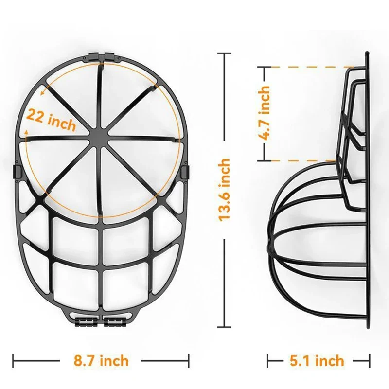 Hat Washing Tool Anti Deformation Protection Frame