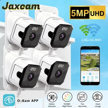 OKAM PRO APP Mini HD 2K 5MP 5G Wifi Color Night Vision 24/7 Recording Doors Interior Windows Stickers Camera Home Safety 1