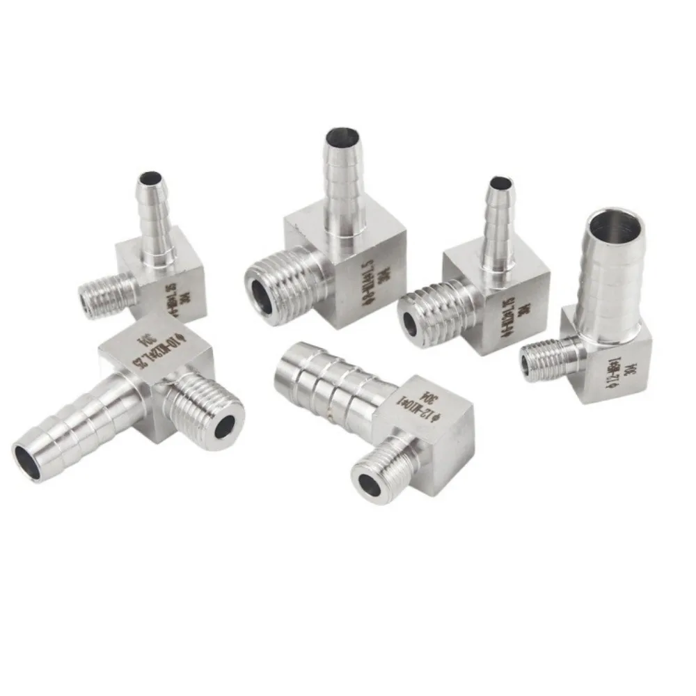 90 Degre Elbow Angle M8 10 12 14 16 18 20 22 Metrci Male x 6-19mm Hose ...
