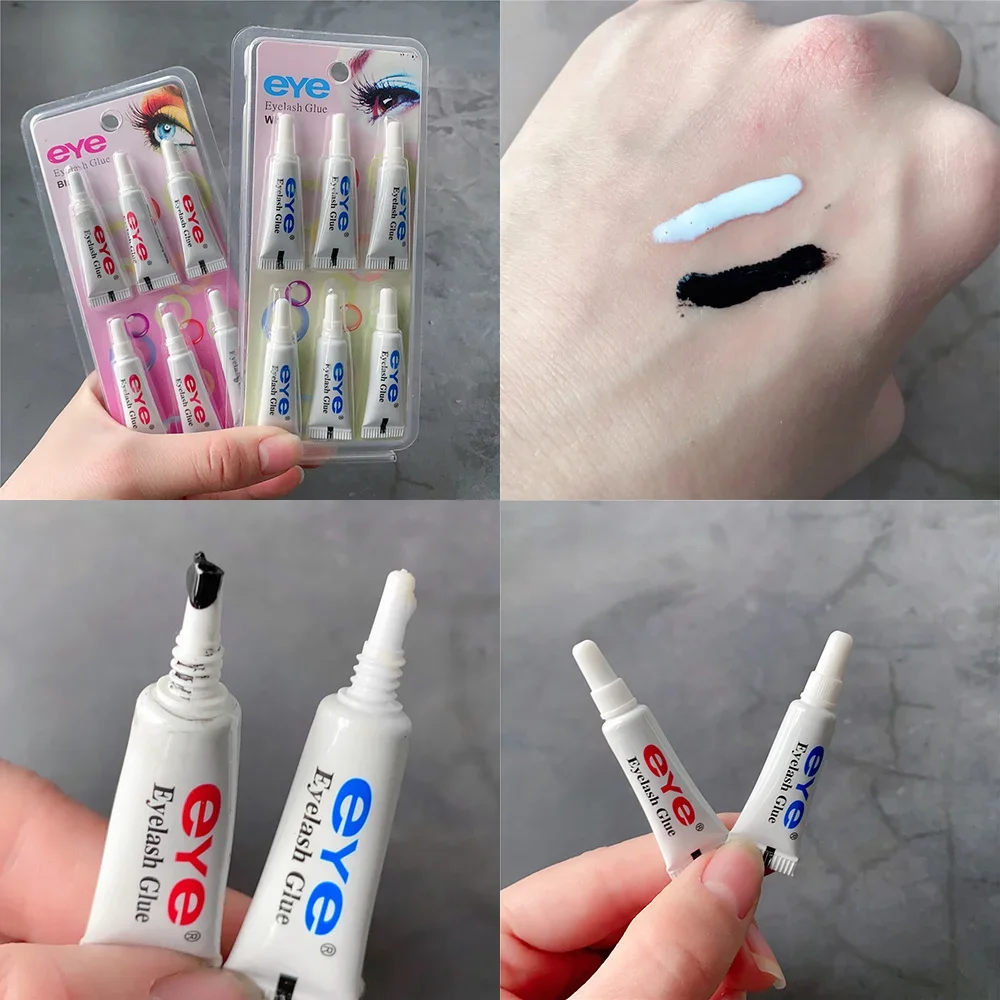 Professional Eyelash Glue Clear-white/Dark-black Waterproof False Eyelashes Makeup Adhesive Lash Lift Waterproof Cosmetics 9g eyelash glue