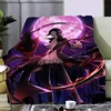 Anime Bungo Stray Dogs Printed Blanket Picnic Blankets Warm Blanket Soft and Comfortable Blanket Home Travel Birthday Gift 5