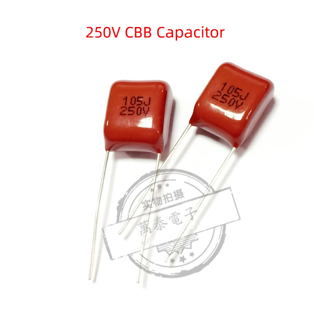 10 шт CBB на металлической пленке конденсатор 250V 103J 104J 124J 125J ...