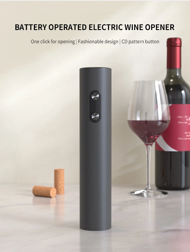 Description Picture 2 of itemElectric Wine Opener Set Automatic Corkscrew with Aerator Pourer and Foil Cutter for Kitchen Bar Party Gifts