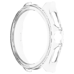 Durable Hard Plastic Protective Cover for Smart Watch - Shell Frame Bumper and Protector Accessory (Transparent)