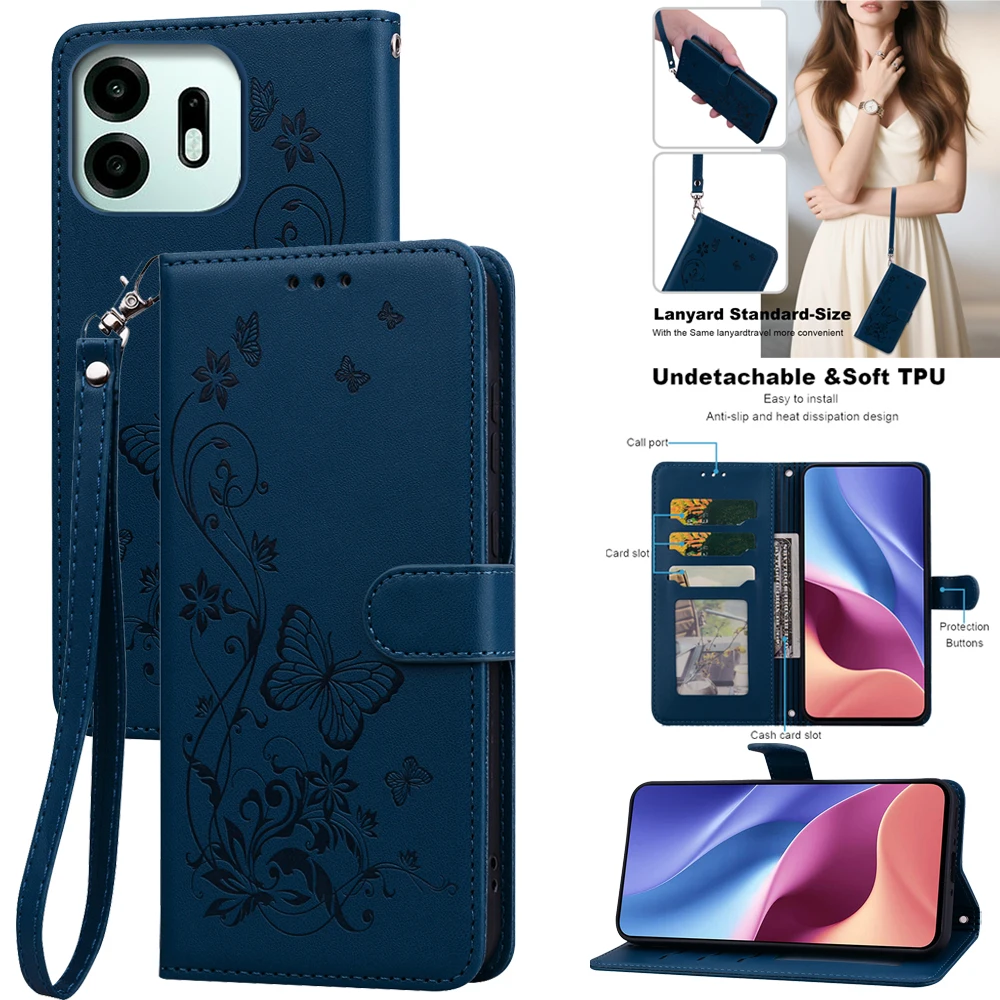 Leather Wallet Flip Phone Case - Elegant and Durable Protection