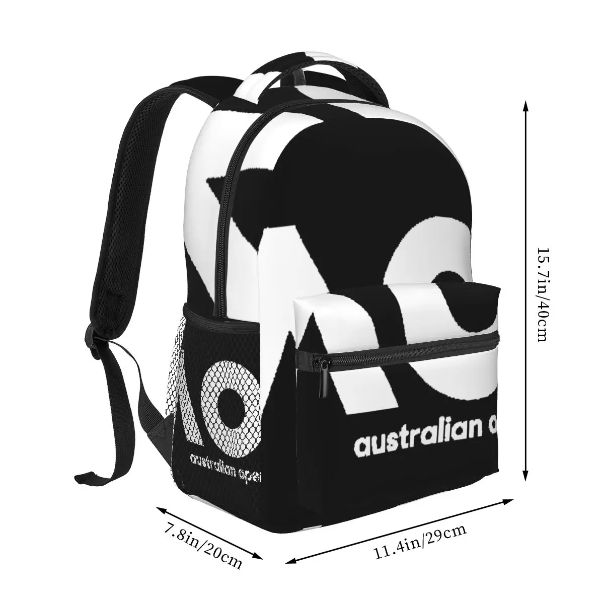Australian Open Casual Backpack Unisex Students Leisure Travel Computer Backpack
