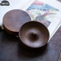 High Quality Solid Wood Incense Holder Handmade For Meditation & Home Decor Natural Grain No Power Needed Spiritual Holiday Gift - Image 6