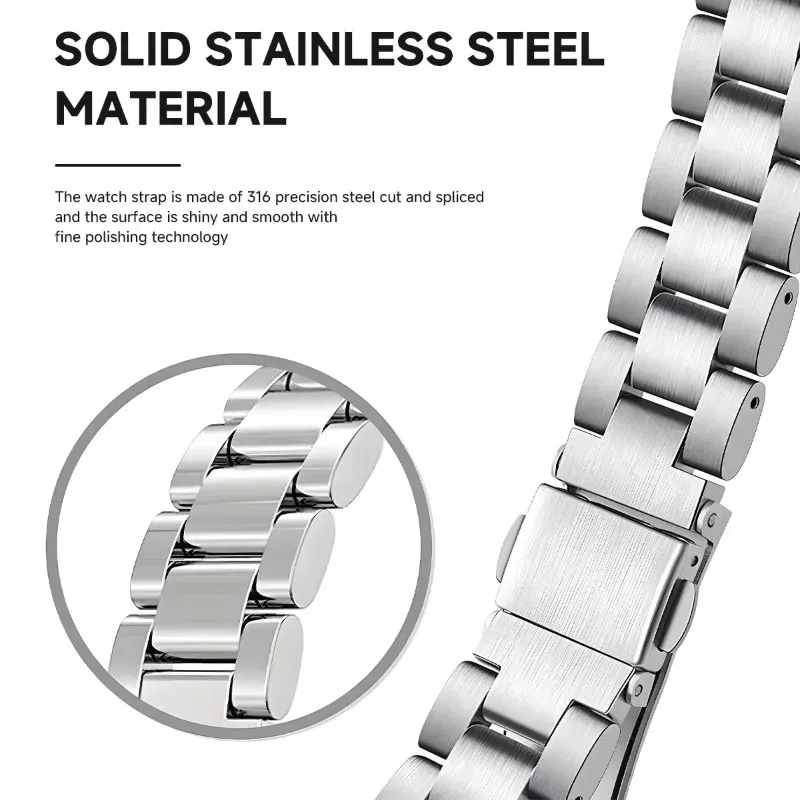 18mm Stainless Steel Luxury Women's Fashion Wristband