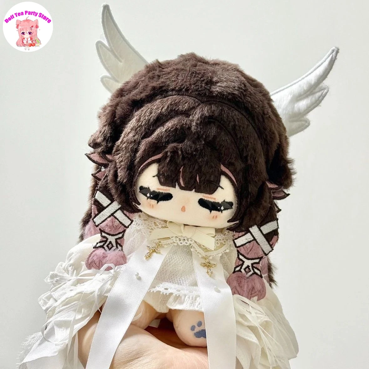 Columbina Hyposelenia Moon Maiden Damselette 코튼 인형 장난감 애니메이션 드레스 업 의류 인형 바디 플러시 생일 선물 20cm