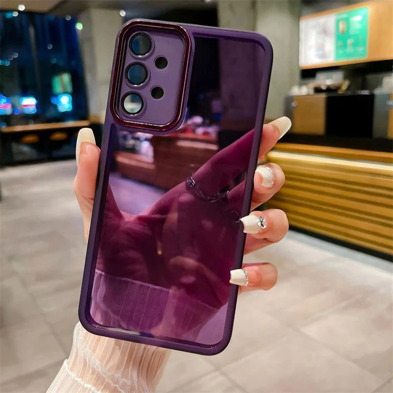 Enhanced Shockproof Plating Silicone Back Cover Case