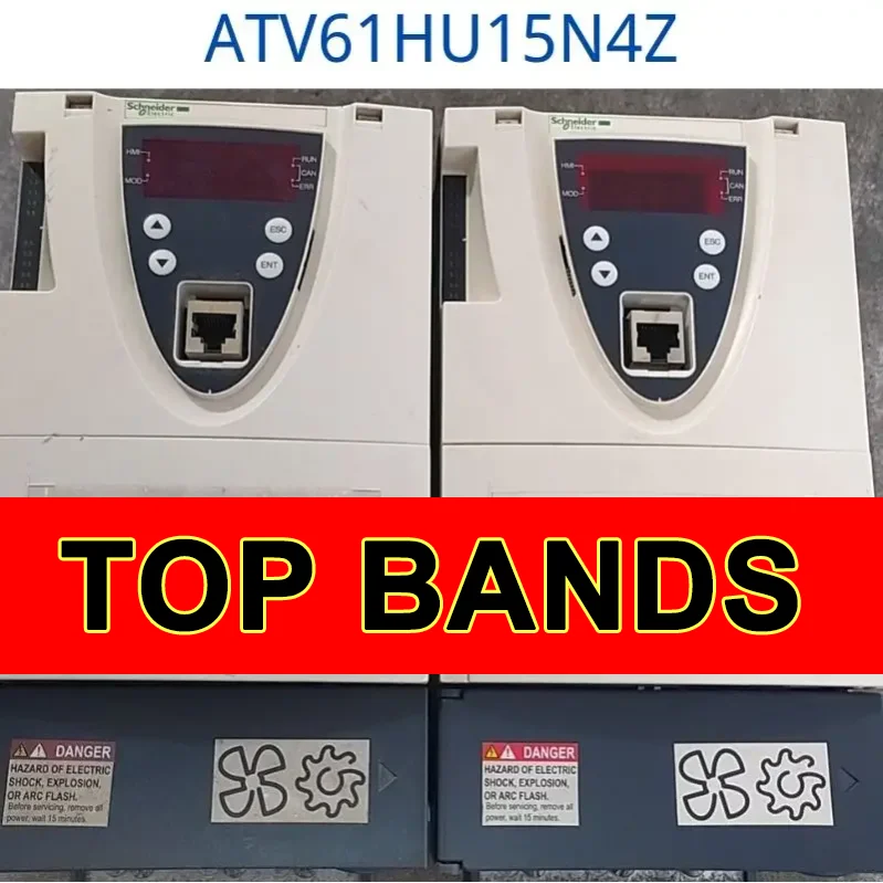 

The function of the second-hand frequency converter ATV61 series ATV61HU15N4Z has been tested and is intact